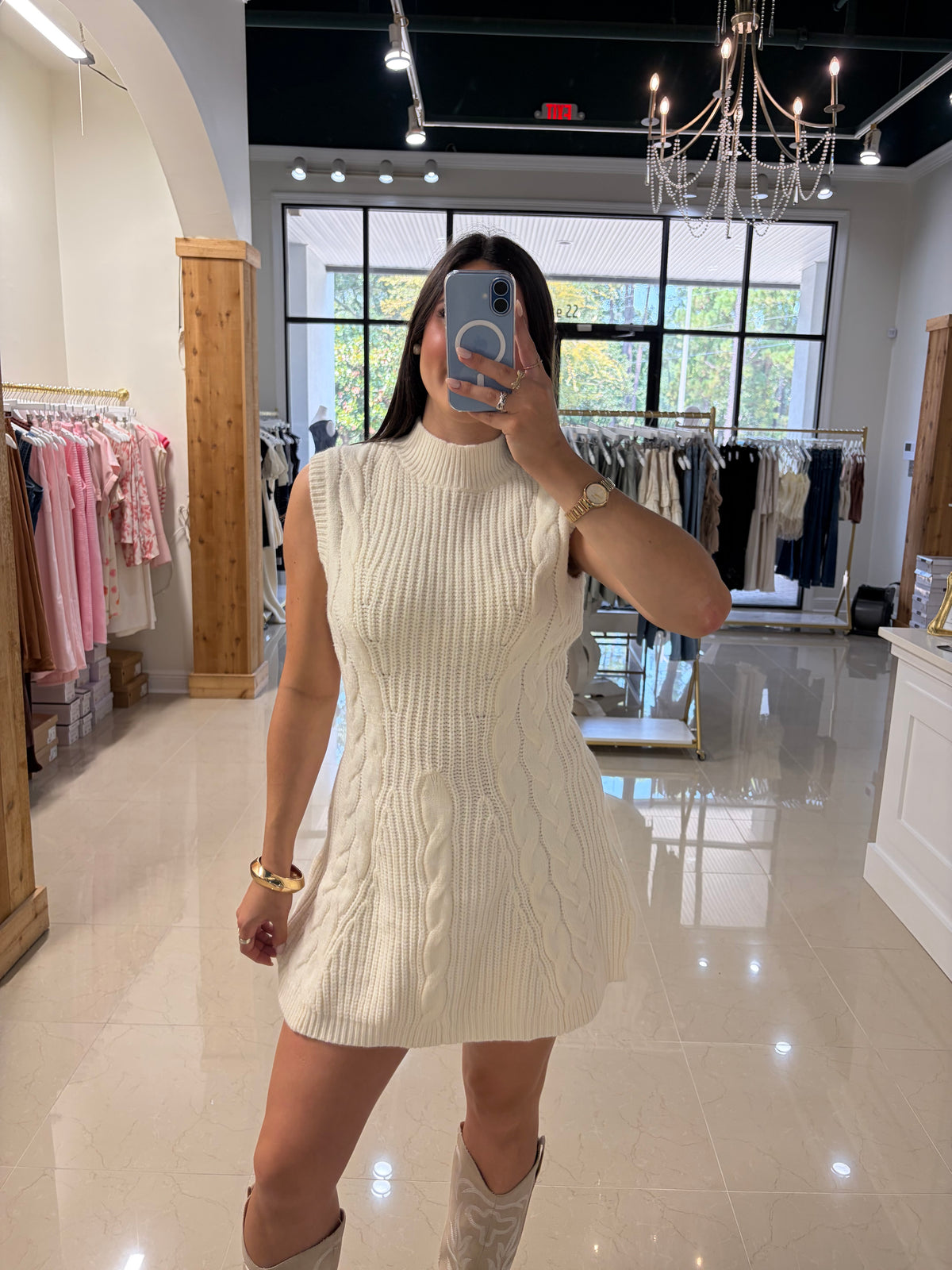 EVIE SWEATER DRESS