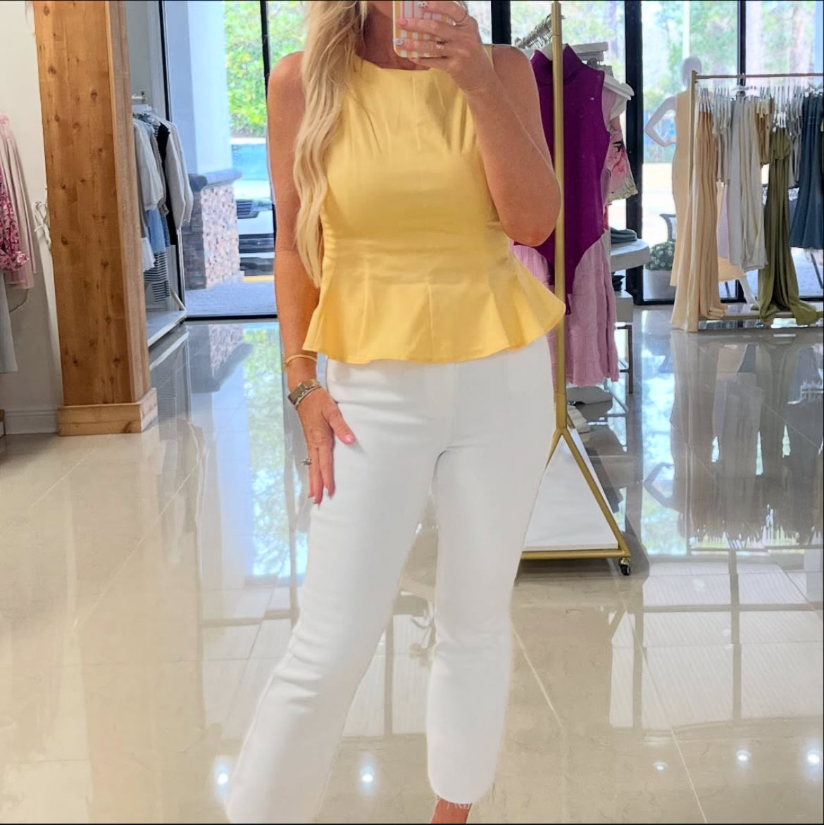 AVA YELLOW TOP