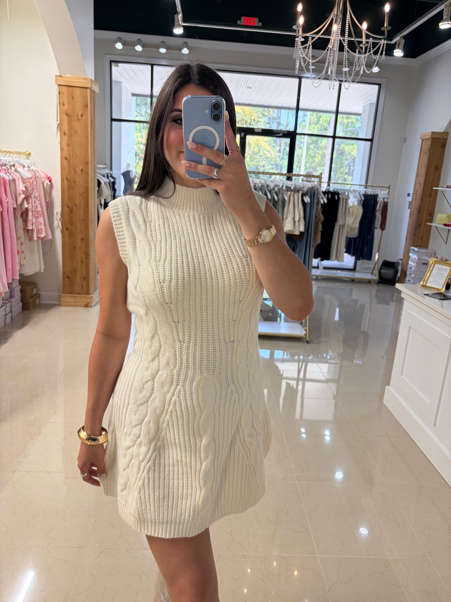 EVIE SWEATER DRESS