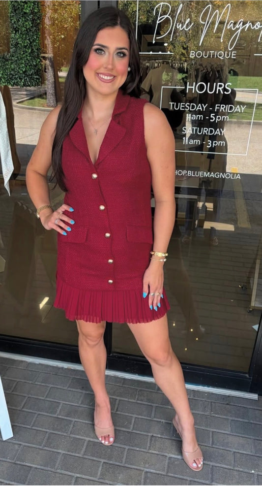 TARA TWEED DRESS
