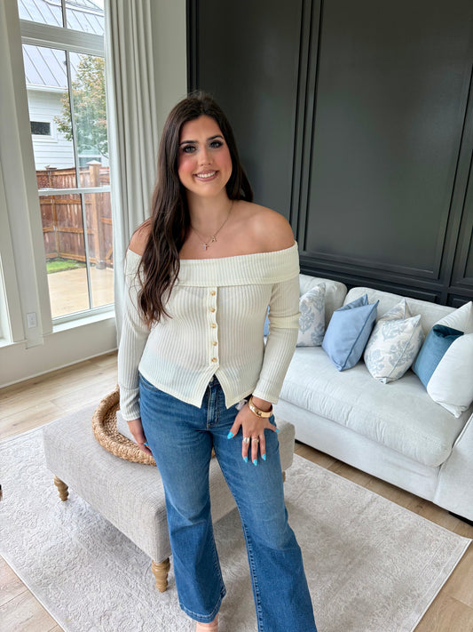 ALEENA OFF-SHOULDER TOP