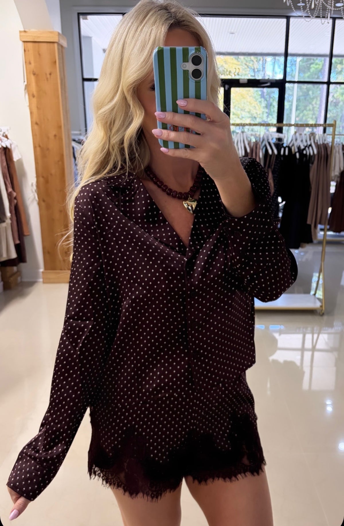 TORY POLKA DOT TOP