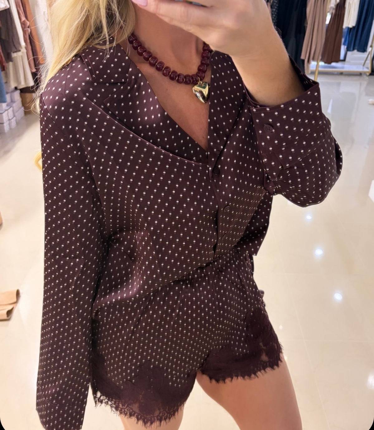TORY POLKA DOT SHORTS