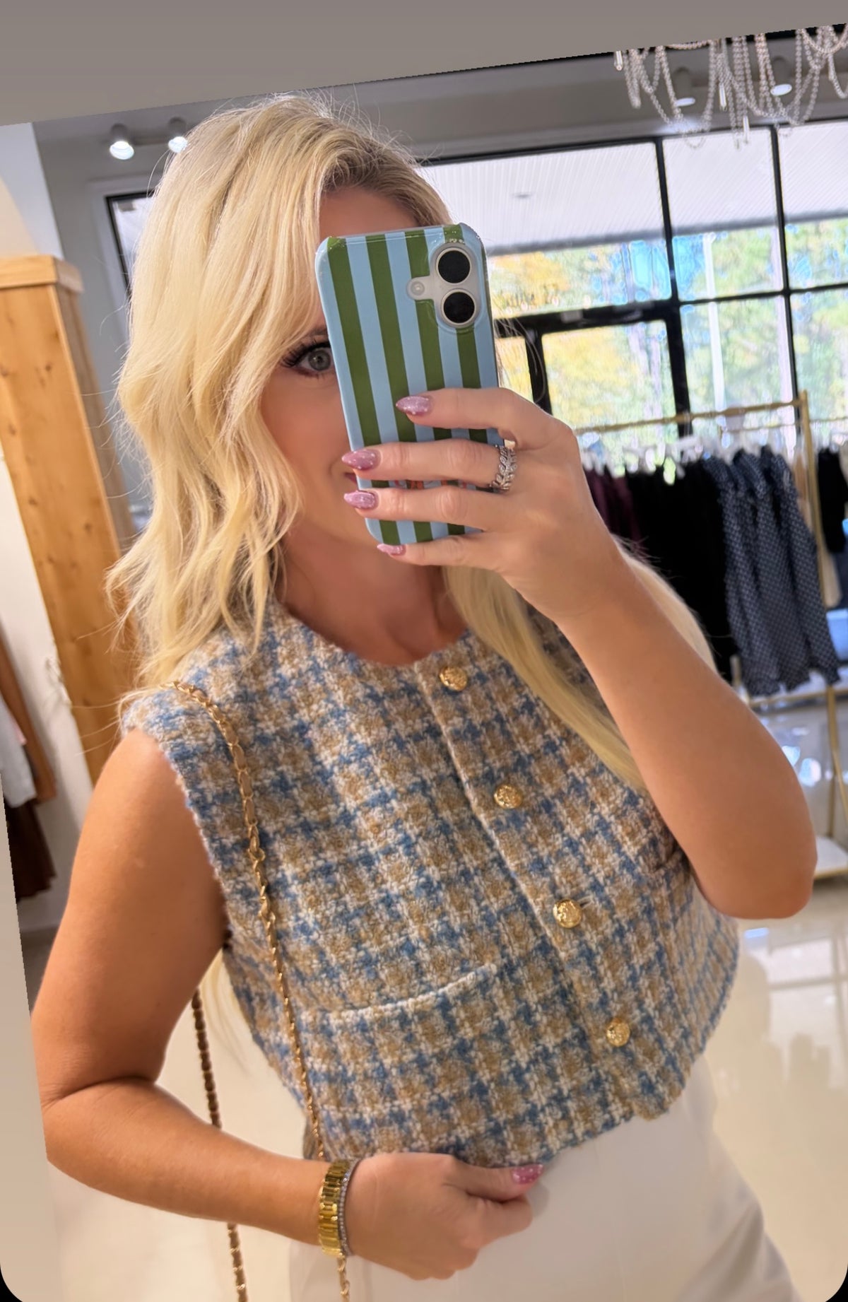 TWEED VEST