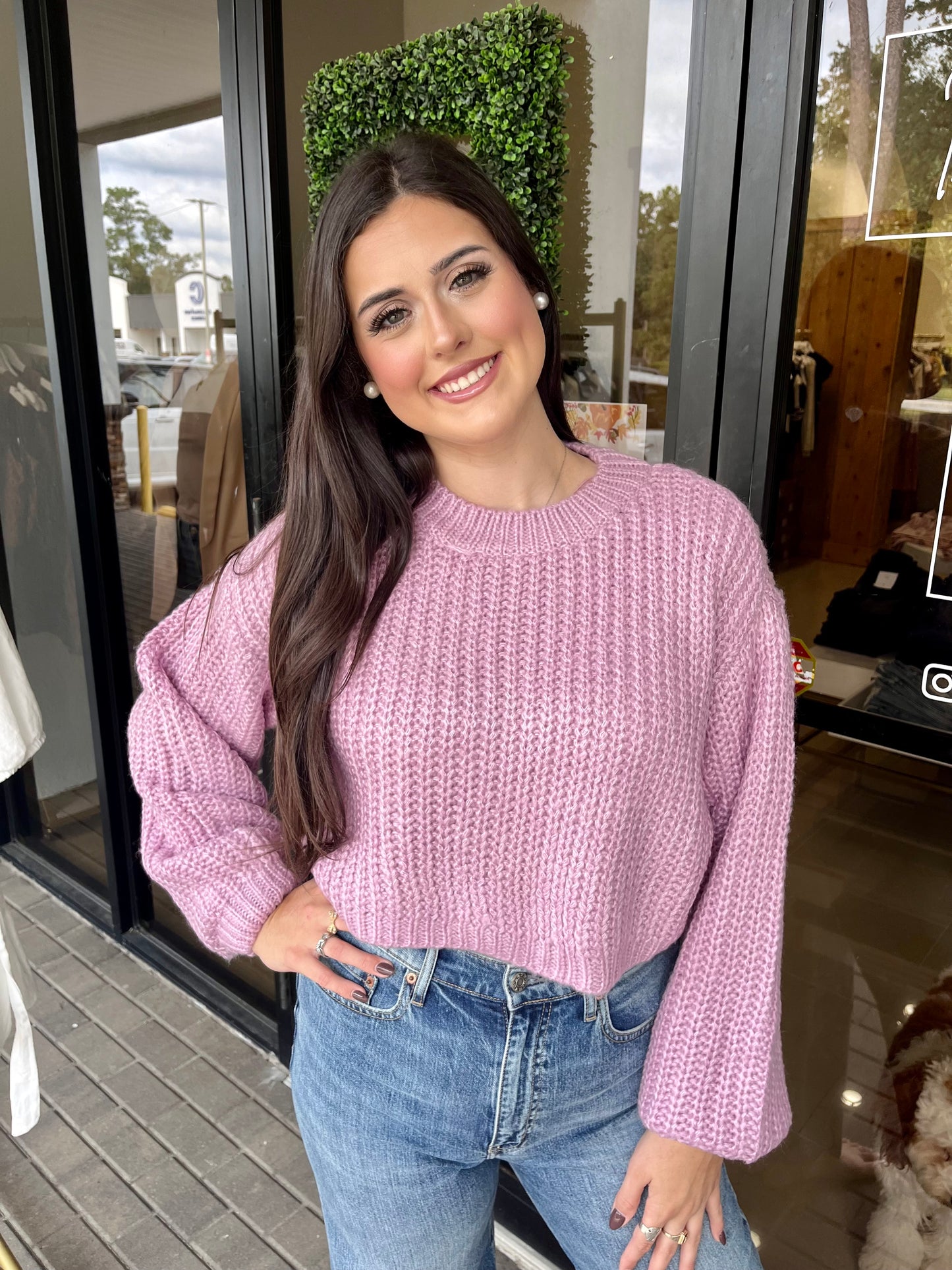 PINK LAVENDER SWEATER