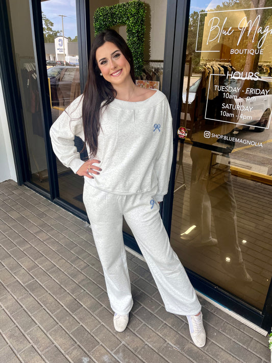 BOW SWEATPANTS