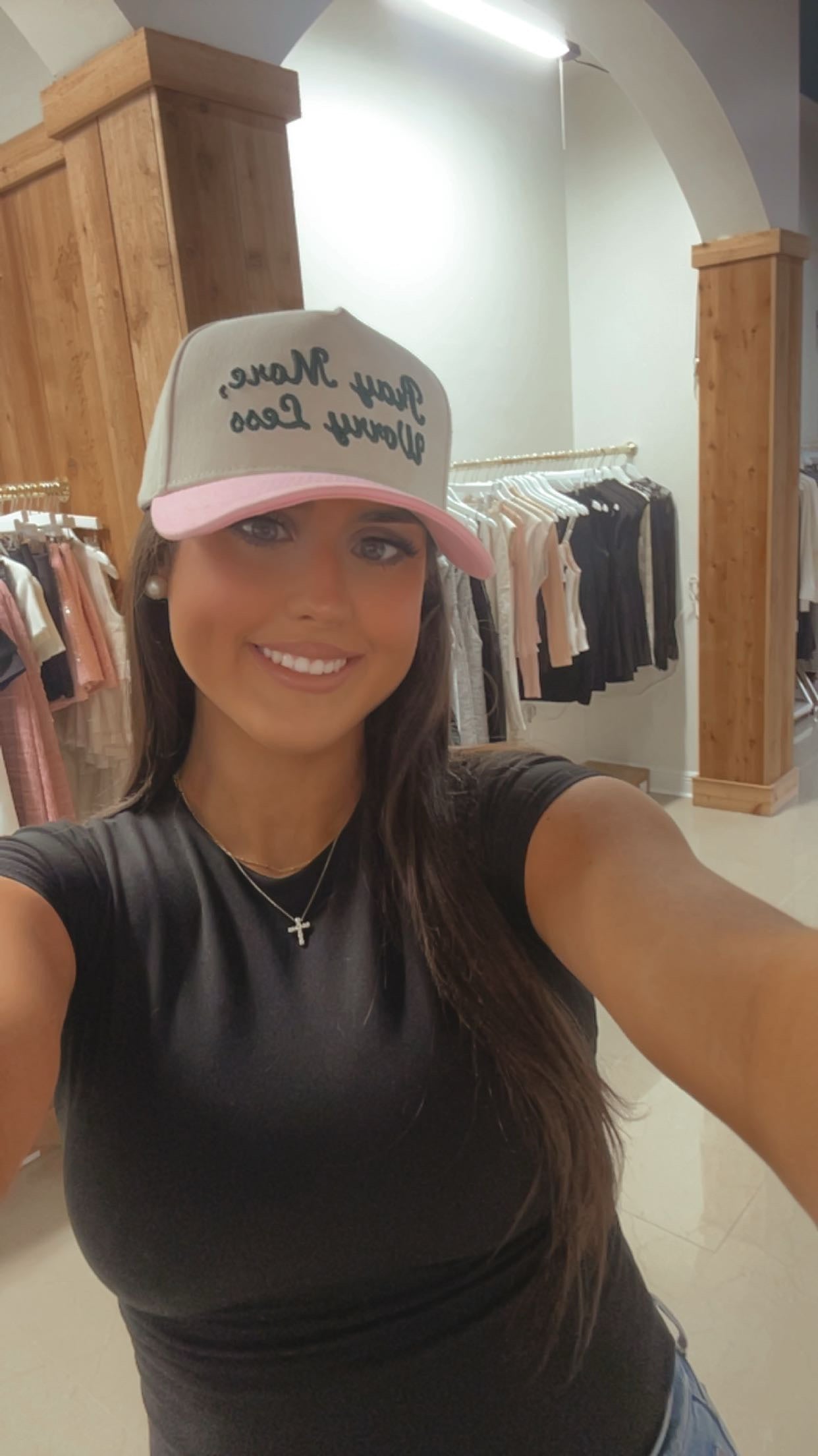 PRAY MORE WORRY LESS TRUCKER HAT