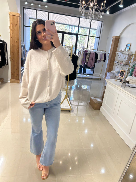 ADY IVORY CARDIGAN