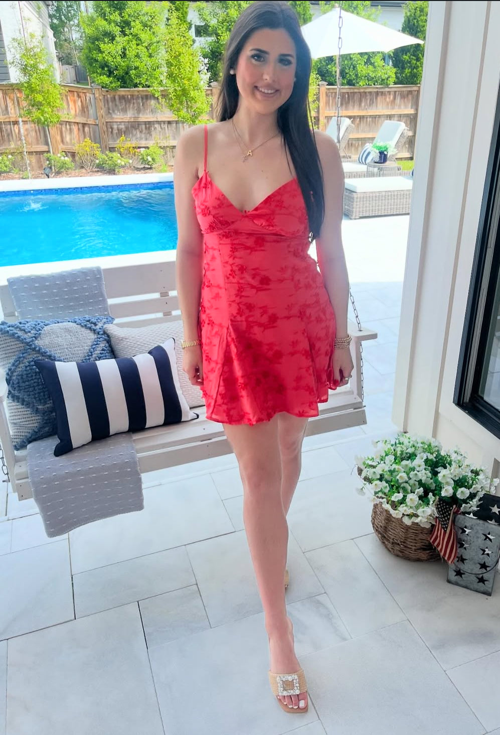 AVA CORAL DRESS